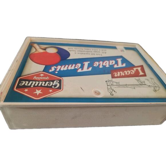 Vintage Hinkler Table Tennis Starter Kit – Learn to Play Ping Pong Set Rare CIB - Picture 3 of 10